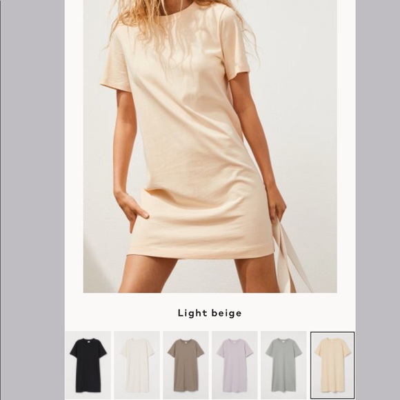 H&M Lavender T-Shirt Dress - Picture 3 of 4